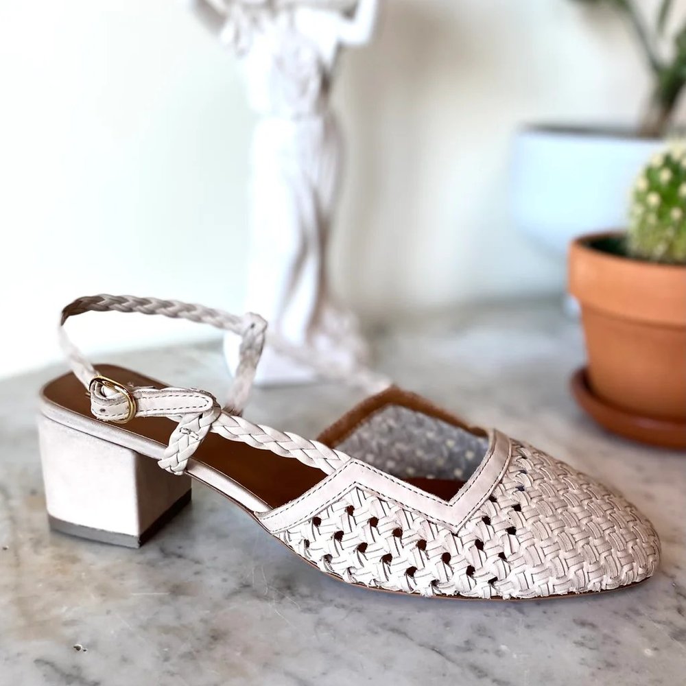 Emerson Fry NWOT Frankie Walking Slingback in Putty size 37